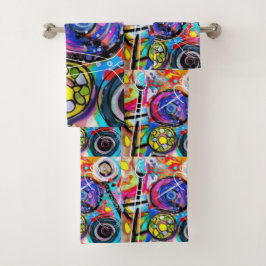 Conjunto De Toalhas Artes e Artesanatos