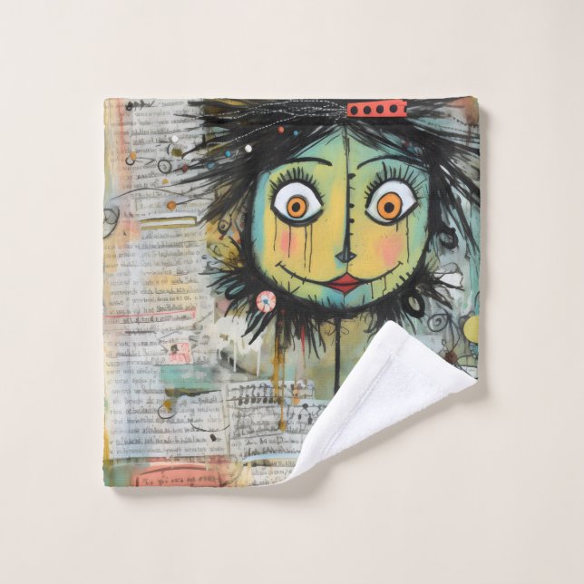 Conjunto De Toalhas ArtLady 16 Encantada e angustiada (Pano de lavar)