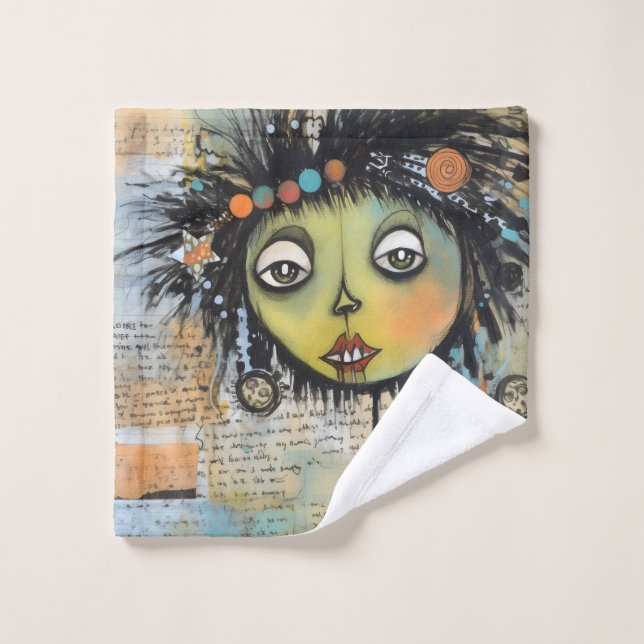 Conjunto De Toalhas ArtLady 7 encantadora e angustiada (Pano de lavar)