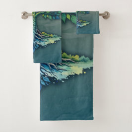 Conjunto De Toalhas Árvore da Vida Mudando o Amanhecer