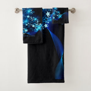 Conjunto De Toalhas Árvore de Natal estilizada e brilhante da Slippery