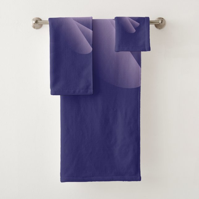 Conjunto De Toalhas Asas violetas (Insitu)