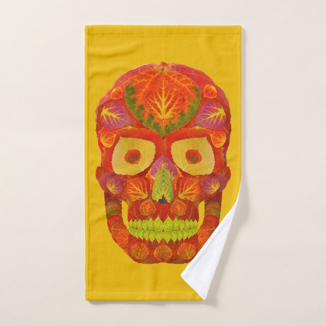 Conjunto De Toalhas Aspen Folha Crânio 16 (Toalha de mão)