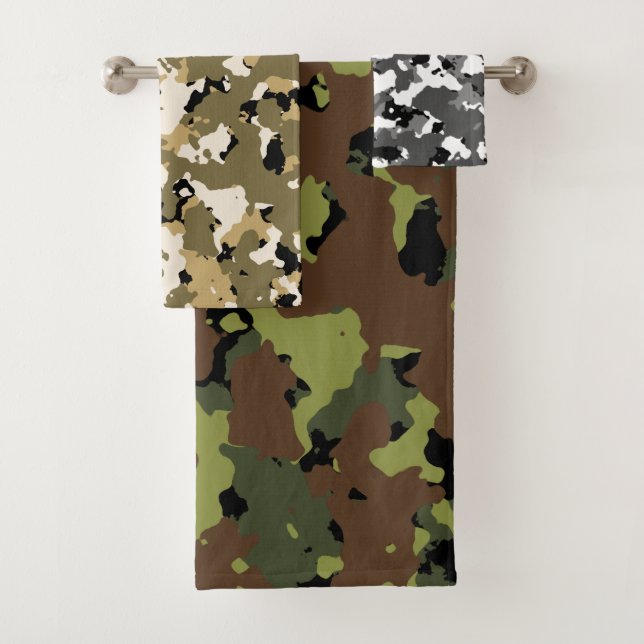 Conjunto De Toalhas Assorted Camo (Insitu)