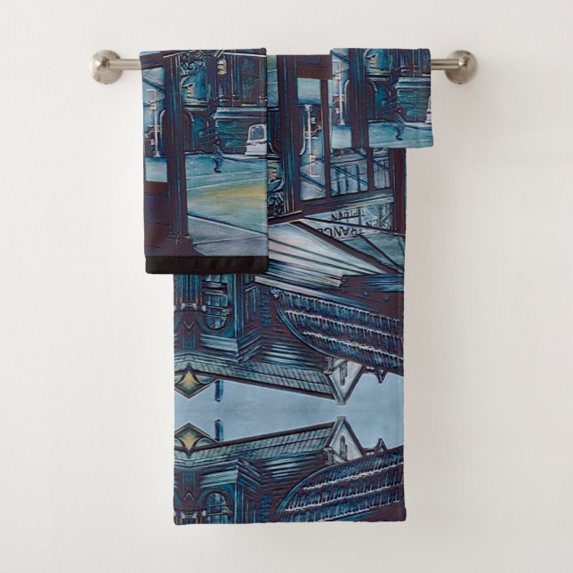 Conjunto De Toalhas Astor Place Aboriges, NYC (Insitu)