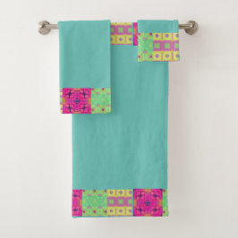 Conjunto De Toalhas Astratto geometrico