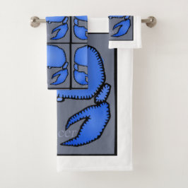 Conjunto De Toalhas Astrologia Símbolo de Cancer Zodiac Bath Birthday 