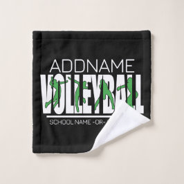 Conjunto De Toalhas Atleta Superior da Escola de NOME do Jogador da Eq