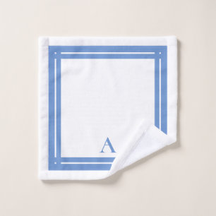 Conjunto De Toalhas Atletico de Hotel Personalizado azul elegante