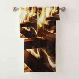Conjunto De Toalhas Através das chamas