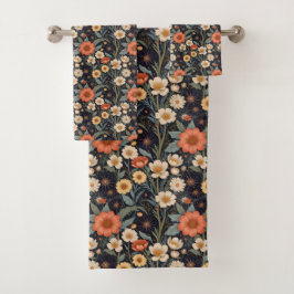 Conjunto De Toalhas Autumn Blooms
