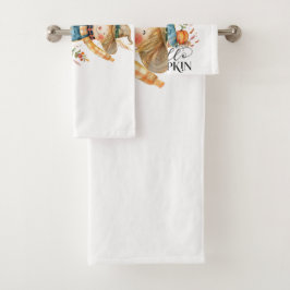 Conjunto De Toalhas Autumn Vibes Bathroom Towel Set