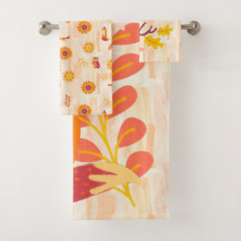 Conjunto De Toalhas Autumn Woods