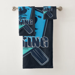 Conjunto De Toalhas Aventura Personalizada Rafting Whitewater River