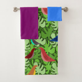 Conjunto De Toalhas Aves, Aves, Aves