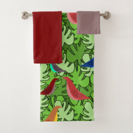 Conjunto De Toalhas Aves, Aves, Aves