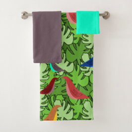 Conjunto De Toalhas Aves, Aves, Aves