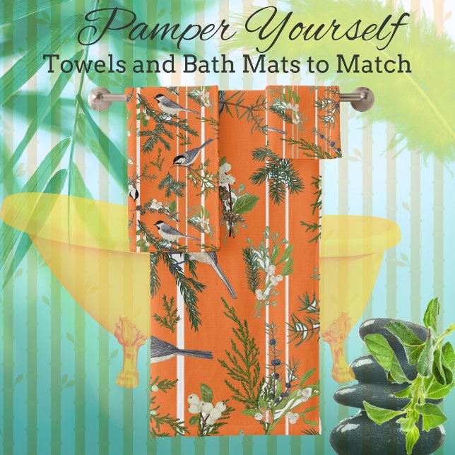 Conjunto De Toalhas Aves em Greenery Towel (Criador carregado)