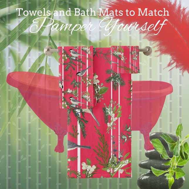 Conjunto De Toalhas Aves em Greenery Towel (Criador carregado)