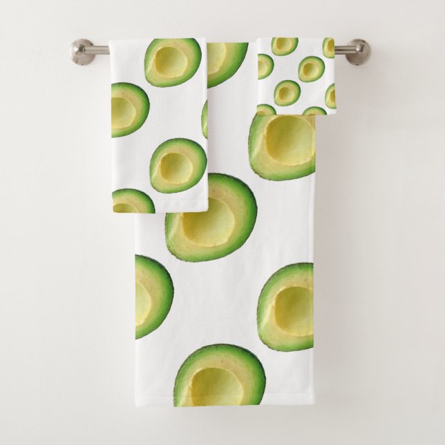 Conjunto De Toalhas Avocado Yummy por todo o 4Kristen (Insitu)