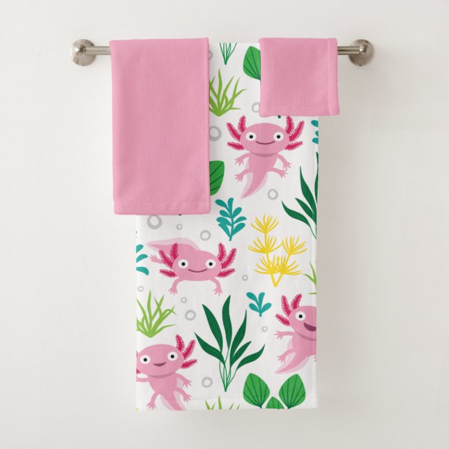 Conjunto De Toalhas Axolotl (Insitu)