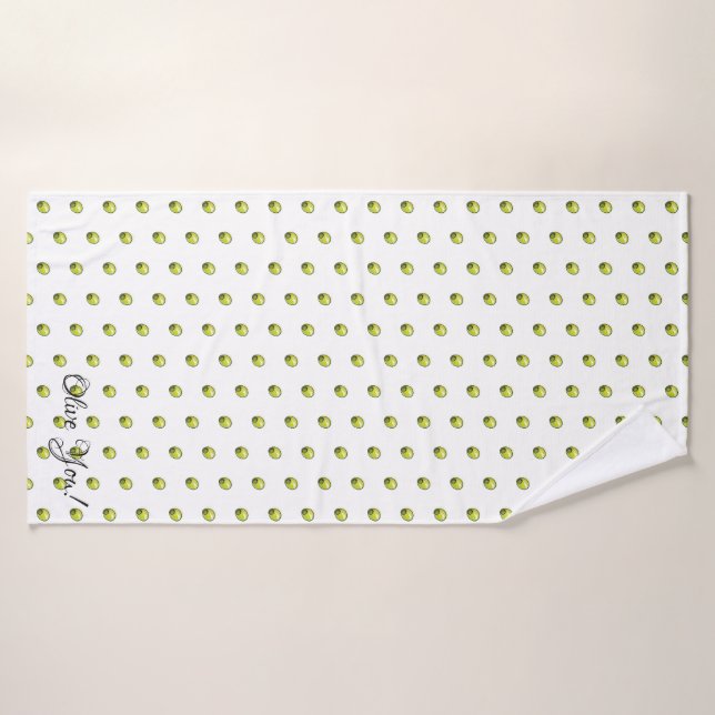 Conjunto De Toalhas Azeitona (Toalha de Banho)