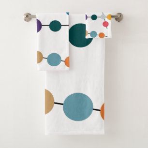 Conjunto De Toalhas Azeitonas Modernas do Século médio