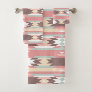 Conjunto De Toalhas Aztec Native American Design Towels