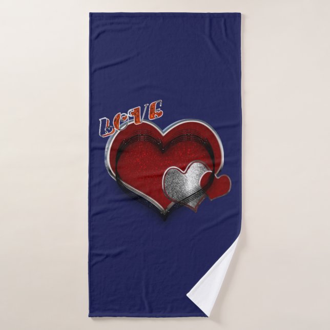 Conjunto de Toalhas Azuis de Banheiro Marinho Magi (Toalha de Banho)