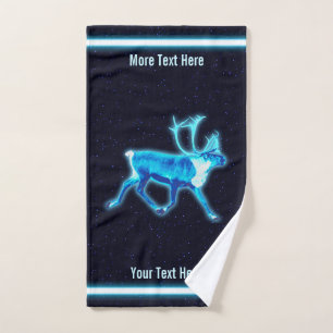 Conjunto De Toalhas Azul Cariou (Reindeer)