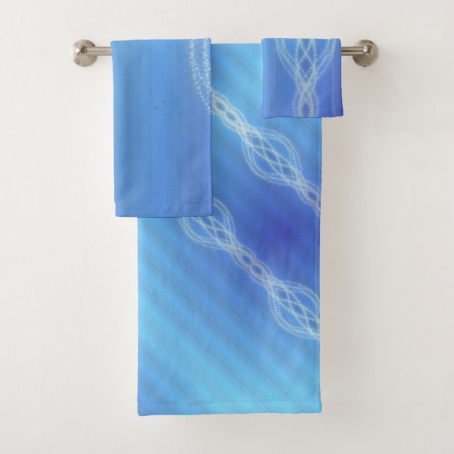 Conjunto De Toalhas Azul Céu (Insitu)