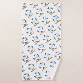 Conjunto De Toalhas Azul-claro-Natação-anel