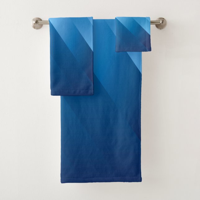 Conjunto De Toalhas azul clássico 21 (Insitu)
