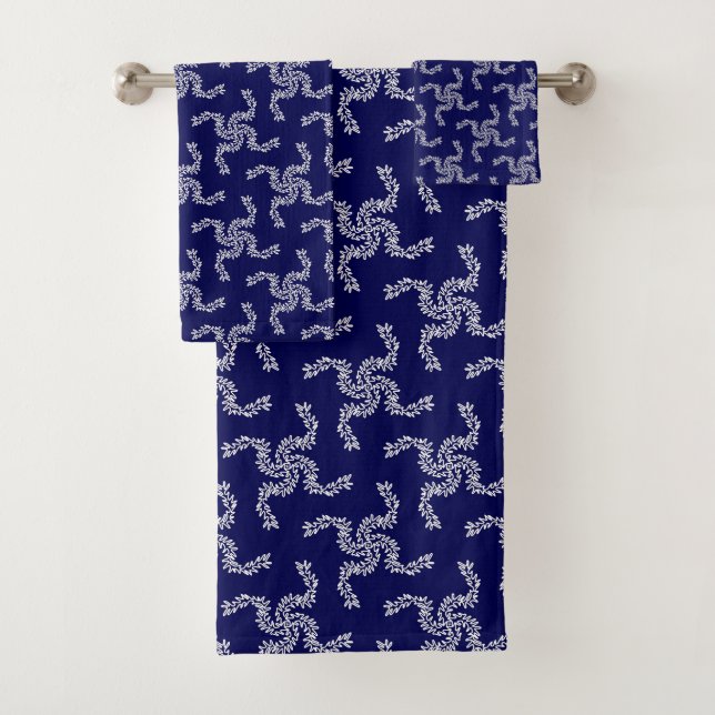 Conjunto De Toalhas Azul de Natal, decoração de Natal, Natal (Insitu)