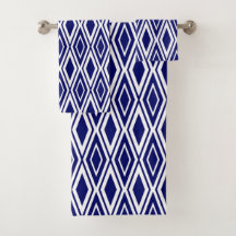 Azul-marinho moderno e padrão de diamante branco