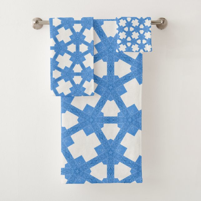 Conjunto De Toalhas Azul-oceano-cúmulo (Insitu)