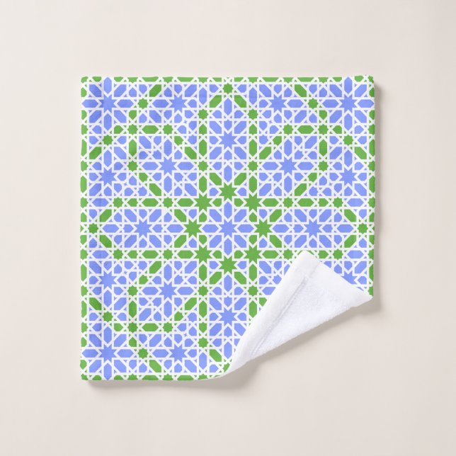 Conjunto De Toalhas Azulejos Andaluzes 7 (Pano de lavar)