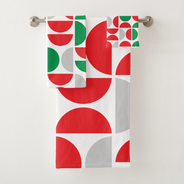 Conjunto De Toalhas Azulejos de férias do Meio século feliz (Insitu)