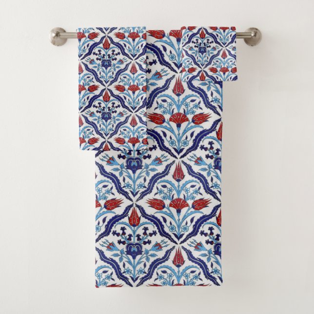 Conjunto De Toalhas Azulejos de Iznik (Insitu)
