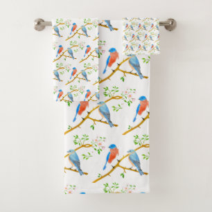 Conjunto De Toalhas Azulinhos