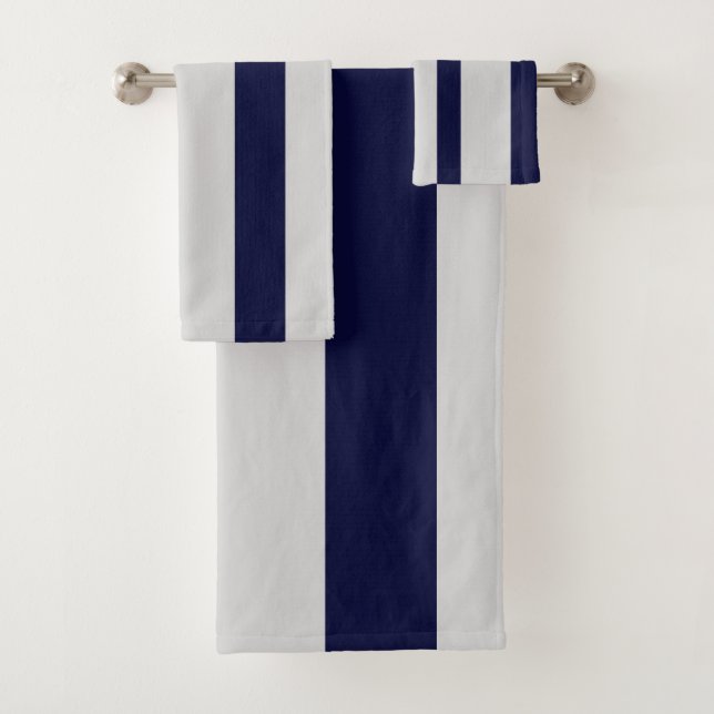 Conjunto De Toalhas AzulMeiaNoite (Insitu)