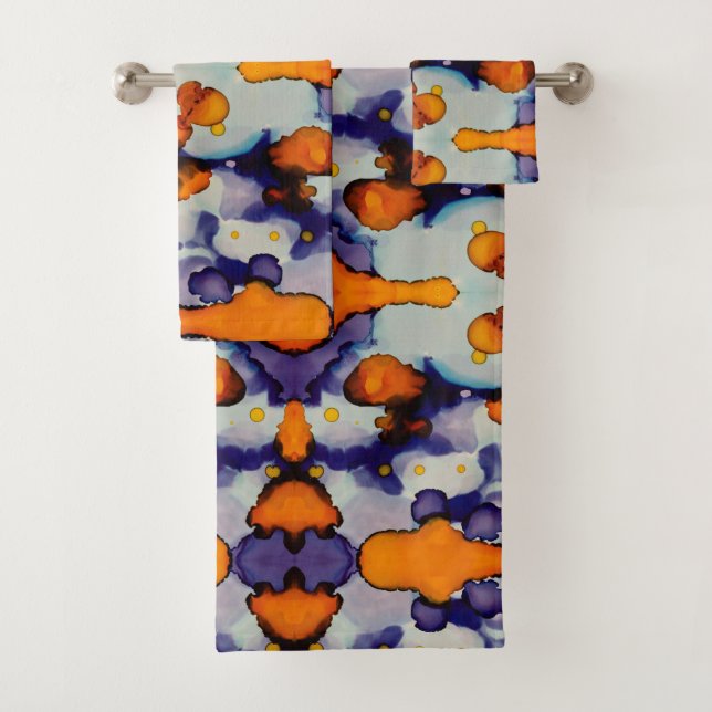 Conjunto De Toalhas Azure Pumpkin (Insitu)