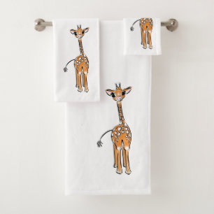 Conjunto De Toalhas Baby Giraffe