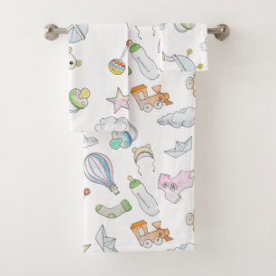 Conjunto De Toalhas Baby Trinkets