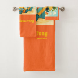 Conjunto De Toalhas Baby TropiCool Tony - Império do Abacate