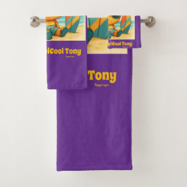 Conjunto De Toalhas Baby TropiCool Tony - Império do Abacate não, Impé