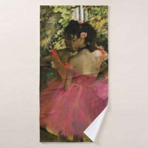 Conjunto De Toalhas Bailarinas no rosa por Edgar Degas
