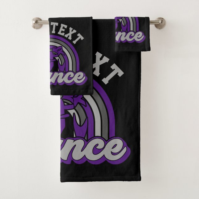 Conjunto De Toalhas Balé Dancer ADD TEXT Classic Dance Executor (Insitu)