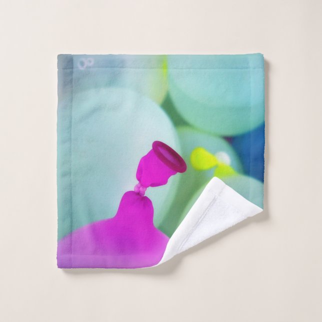 Conjunto De Toalhas Balões de água (Pano de lavar)