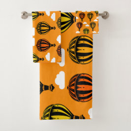Conjunto De Toalhas Balonagem de Ar Quente Padrão